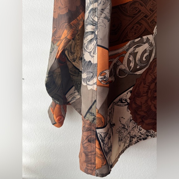 Silk Button Down Blouse - Dalmys - Picture 5 of 9